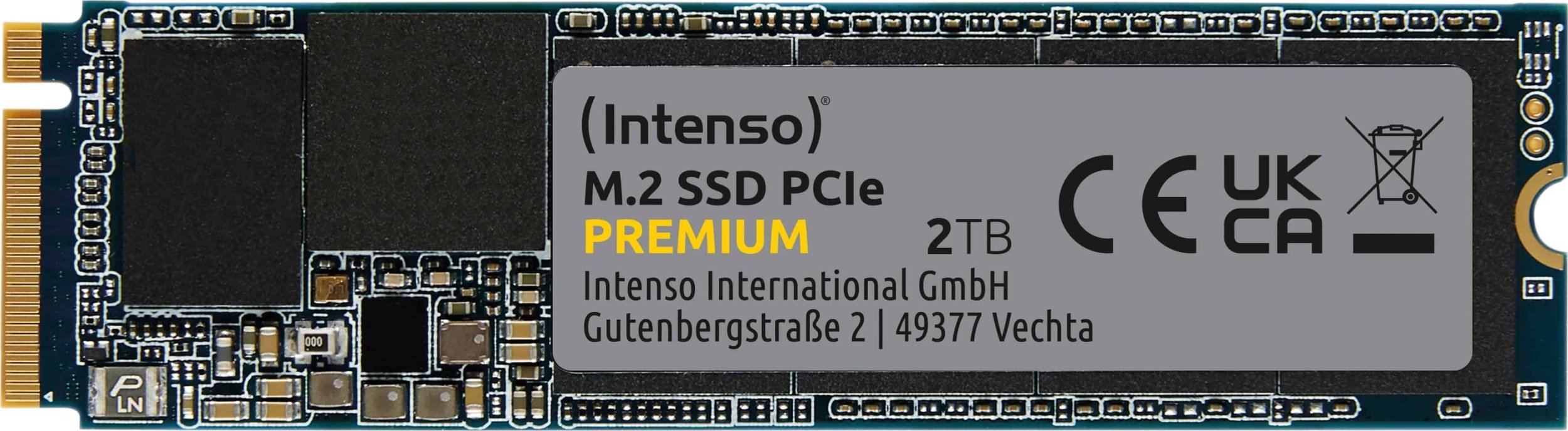 Dysk SSD Intenso Premium 2TB M.2 2280 PCI-E x4 Gen3 NVMe (3835470)