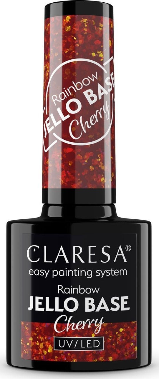 Claresa CLARESA Rainbow Baza hybrydowa - Jello Base Cherry