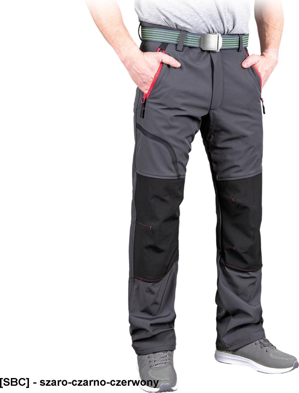 Leber&Hollman LH-SHELLWORK - Spodnie ochronne do pasa z materiału SOFTSHELL L