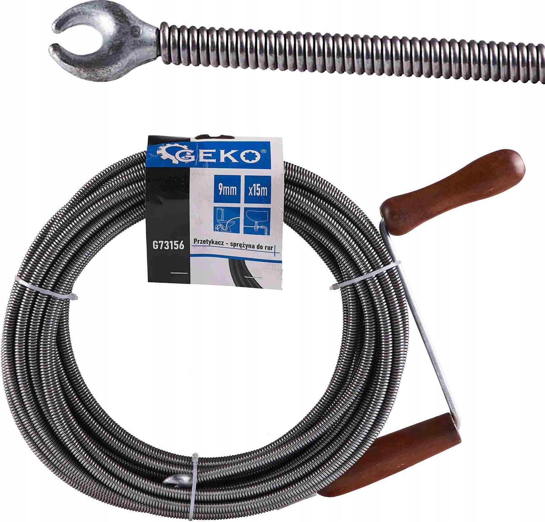Geko Przetykacz-spreżyna do rur 9mmx15m (4)