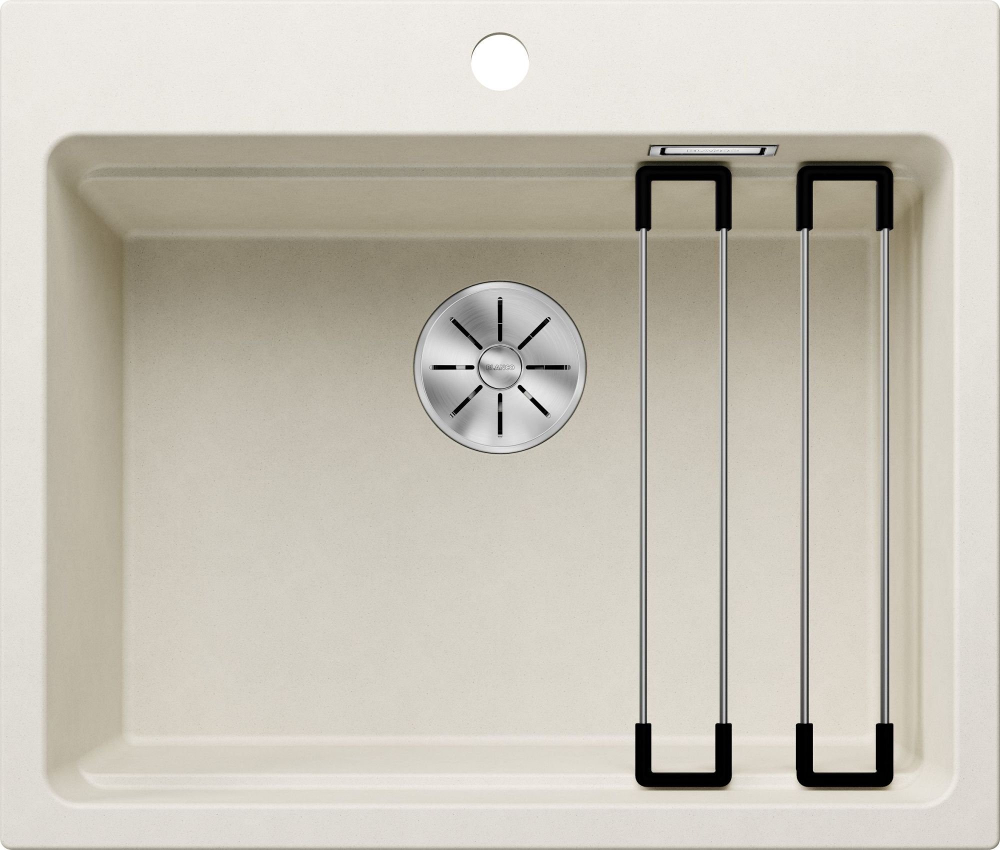 Zlewozmywak Blanco Zlewozmywak ETAGON 6 Silgranit delikatny biały InFino, szyny