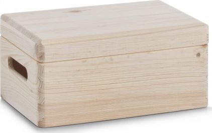 Zeller Zeller, Sosnowa skrzynka z pokrywką, 20x30x13.7cm