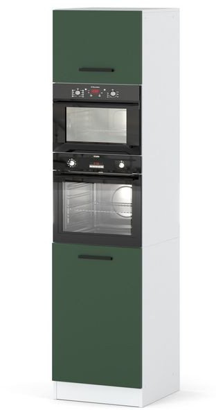 Szafka Kuchenna Słupek Modułowy Stojący Blande 60cm Biały Butelkowa Zieleń