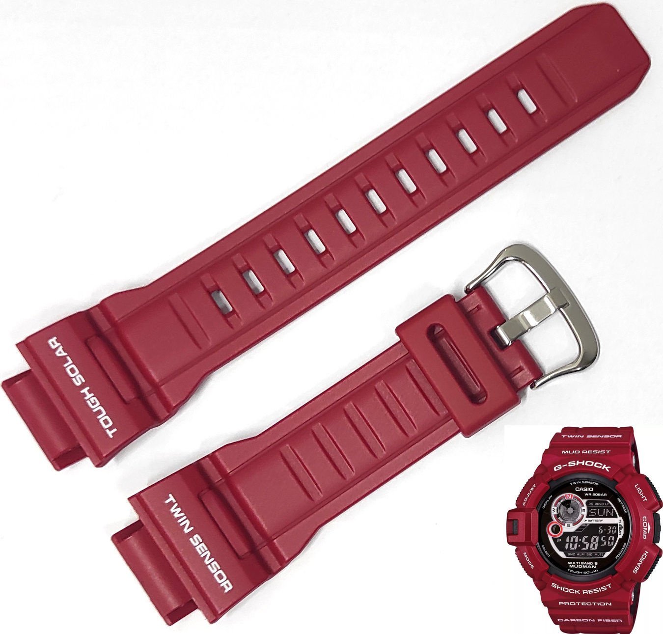 Pasek do zegarka Casio G-Shock G-9300RD czerwony 10479568 .