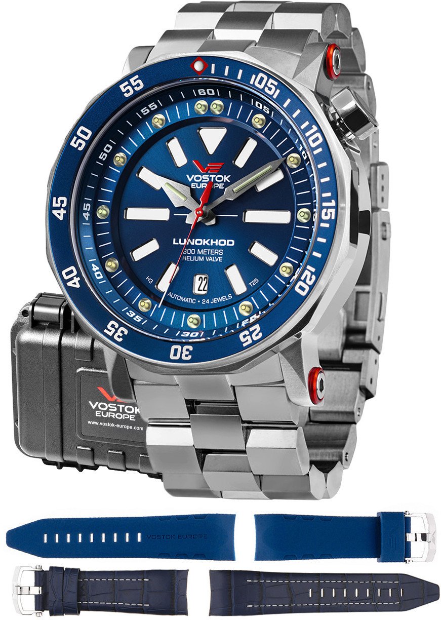 Zegarek męski Vostok Europe NH35A-620A634B srebrny