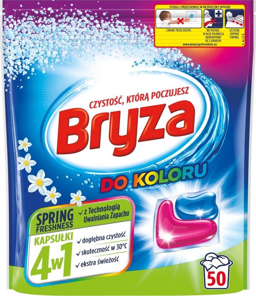 Bryza Spring Freshness 4w1 kapsułki do prania koloru 50szt