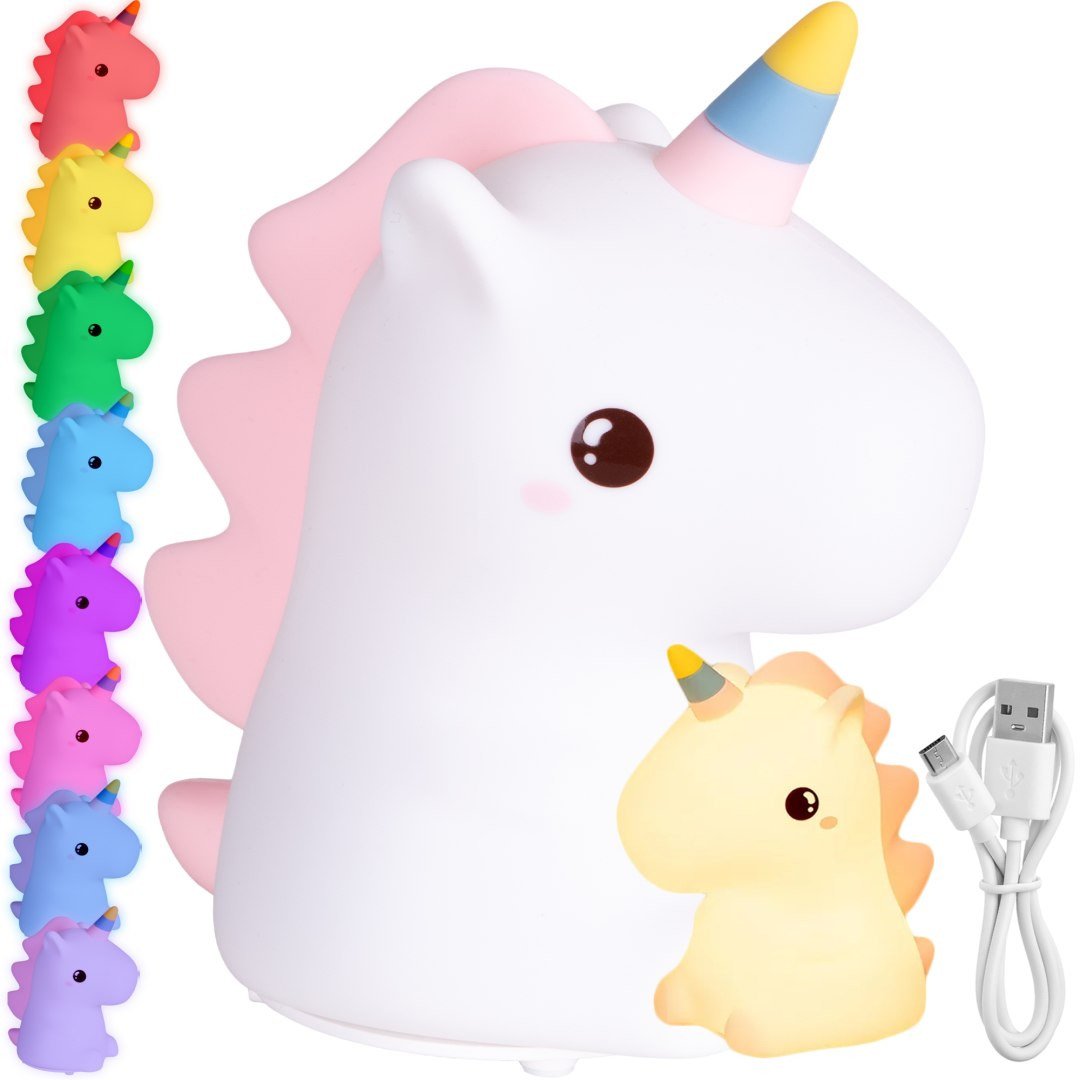 Nocna lampka led JEDNOROŻEC