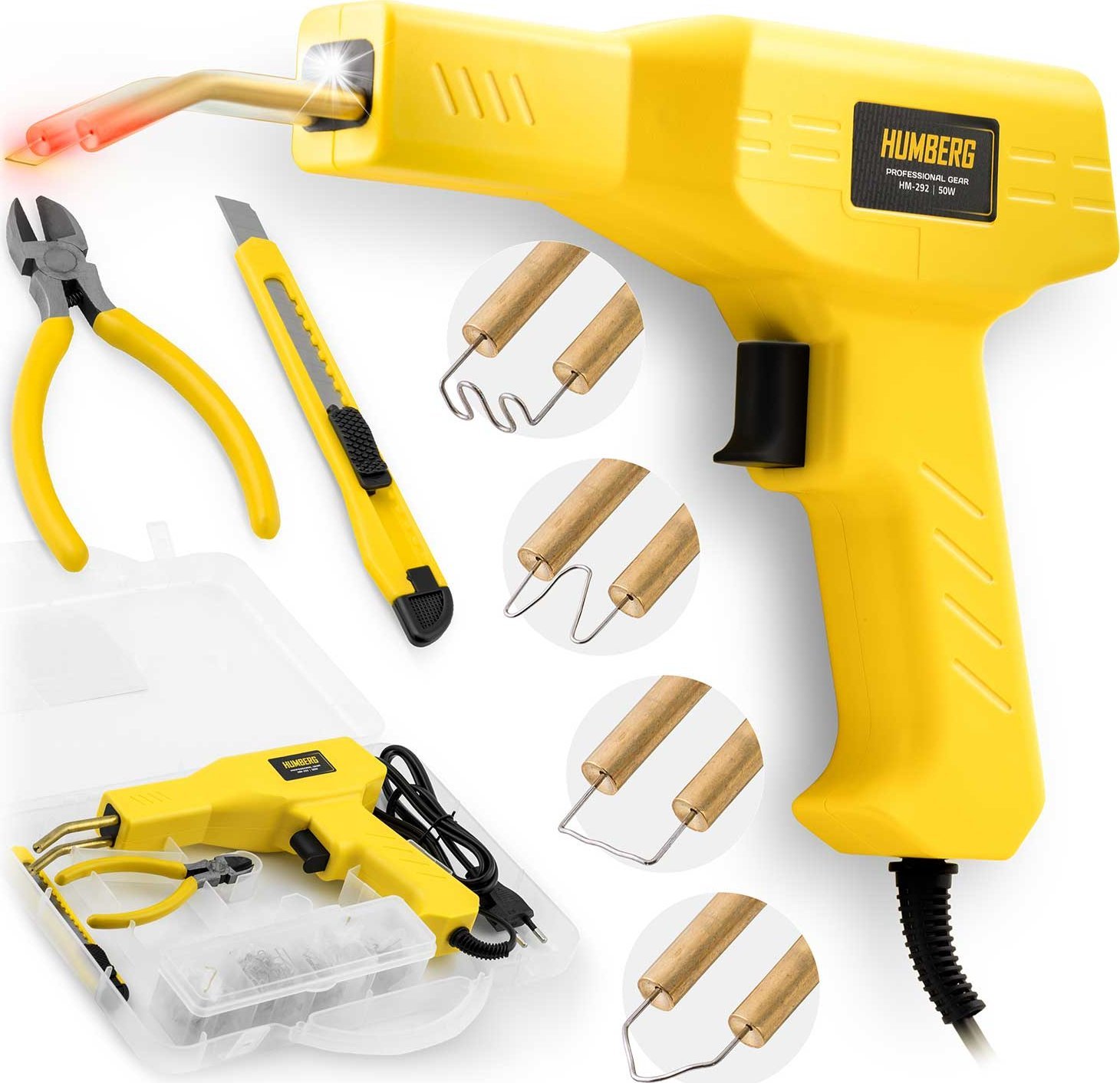 Spawarka do plastiku 50 W + 800 zszywek Humberg HM-292