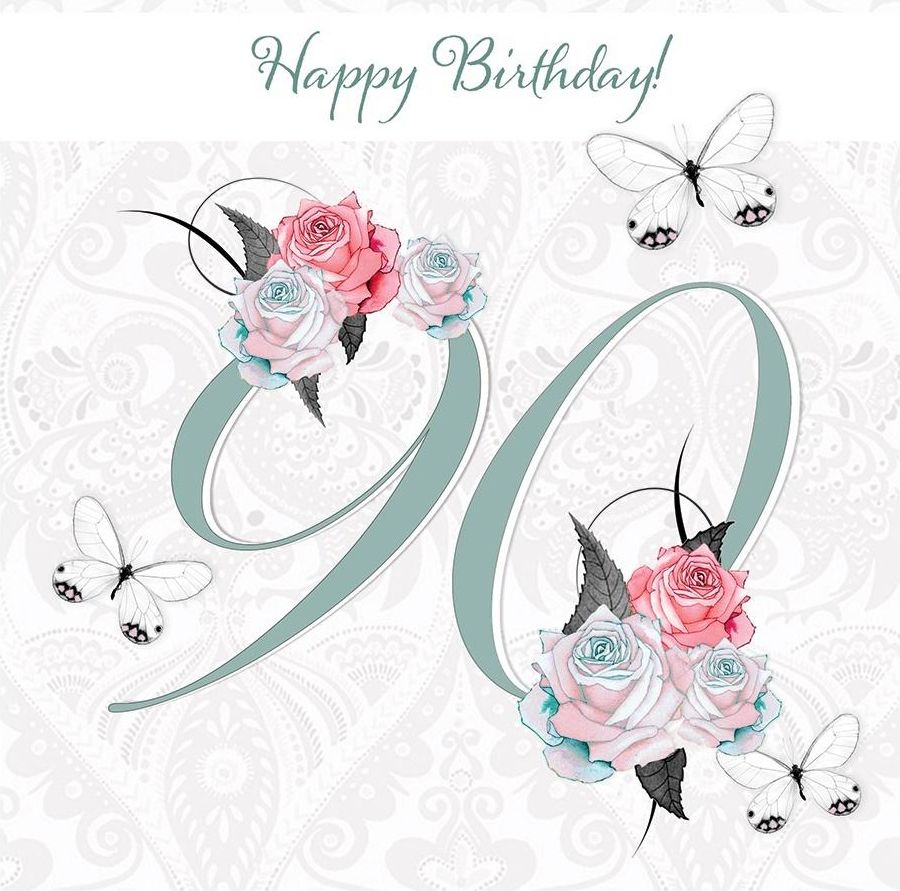 Clear Creation Karnet Swarovski kwadrat CL1690 Urodziny 90