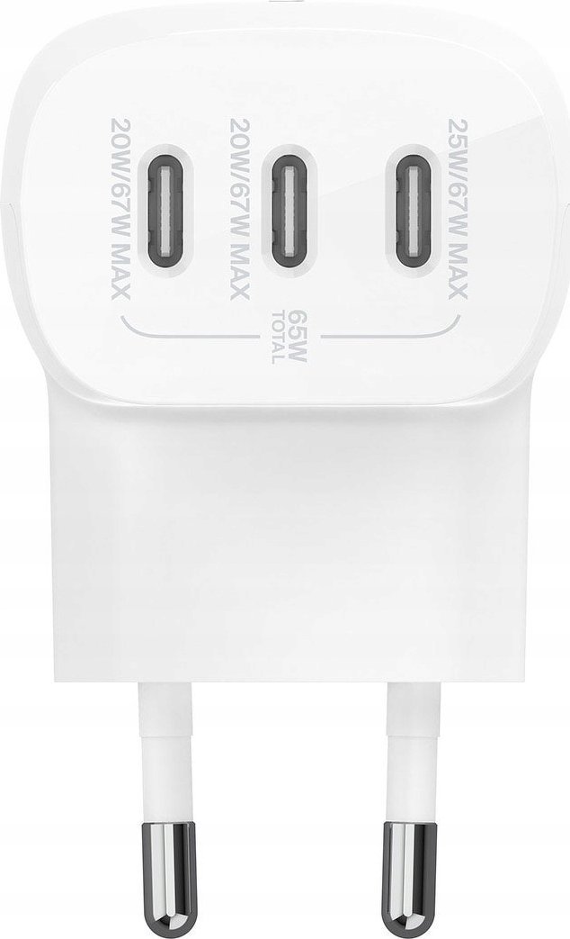 Ładowarka Belkin WCC002VFWH 3x USB-C 3.25 A (WCC002VFWH)