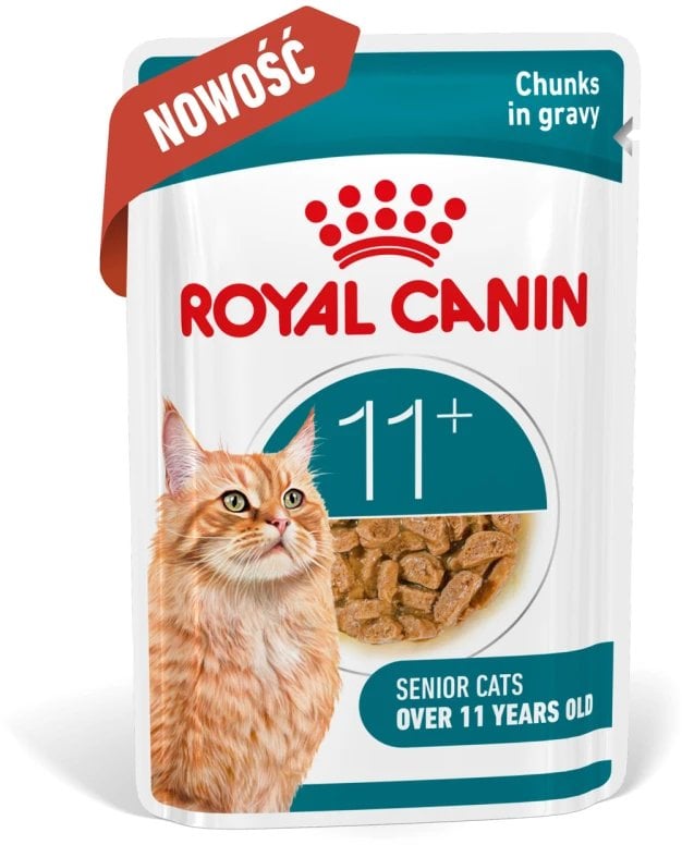 Royal Canin mokra karma dla kotów, Senior Ageing 11+, 12x85 g
