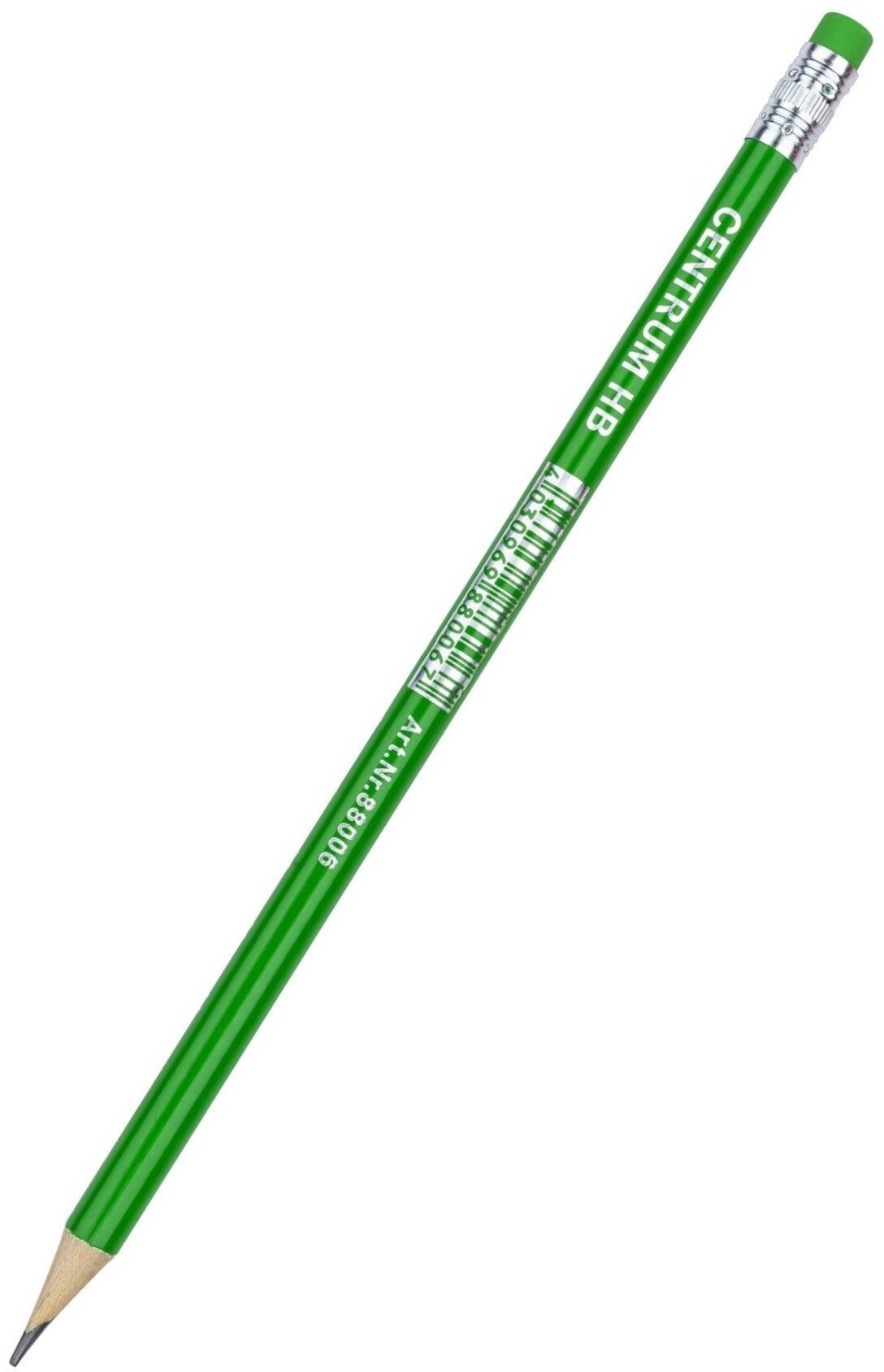 Centrum Ołówek ostrzony okrągły z gumką CENTRUM 88006 HB