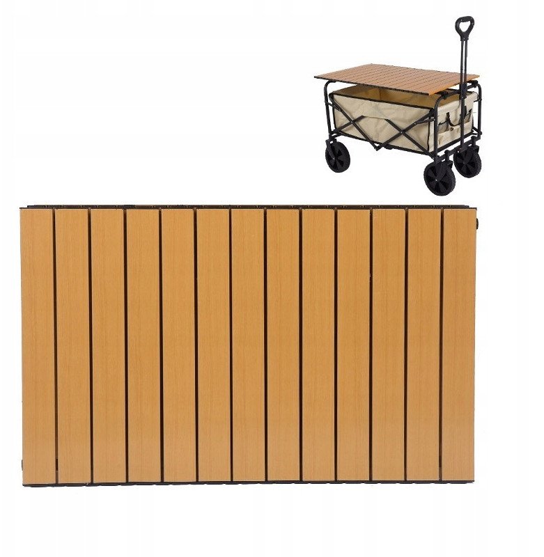 Stolik STÓŁ do WÓZKA PLAŻOWEGO Turystycznego ZAKUPY TRANSPORTOWEGO 75x45cm