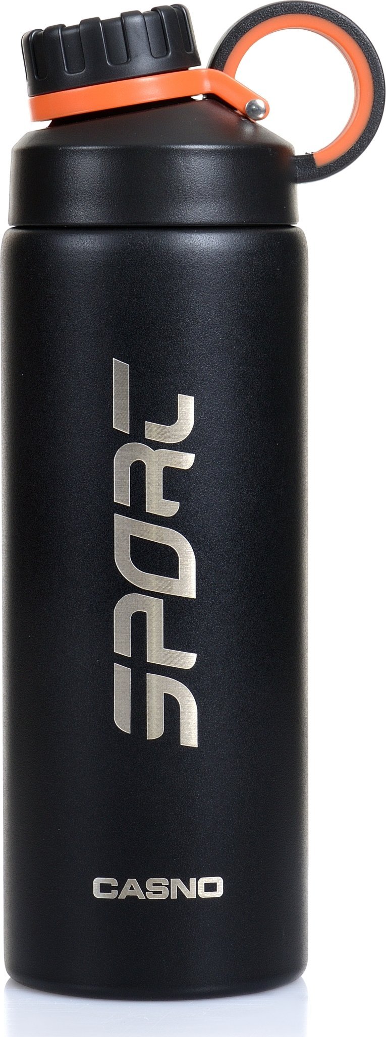 Butelka termiczna Casno James Steel 600 ml czarna