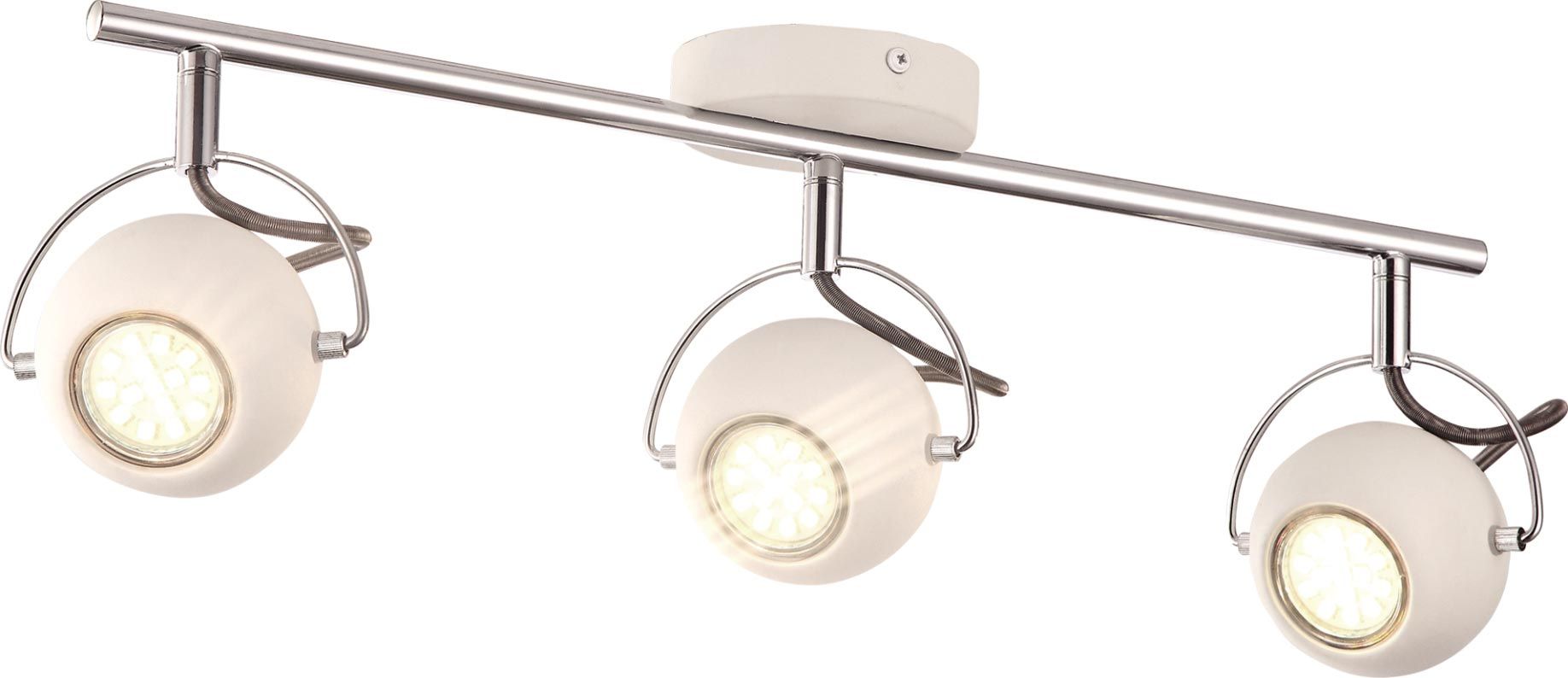 Lampa sufitowa KAJA OŚWIETLENIE Lampa sufitowa plafon SALVA K-8002/3 biały 3xGU10 LED 3W Kaja