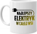 Koszulkowy Najlepszy elektryk w całej wsi - kubek z nadrukiem