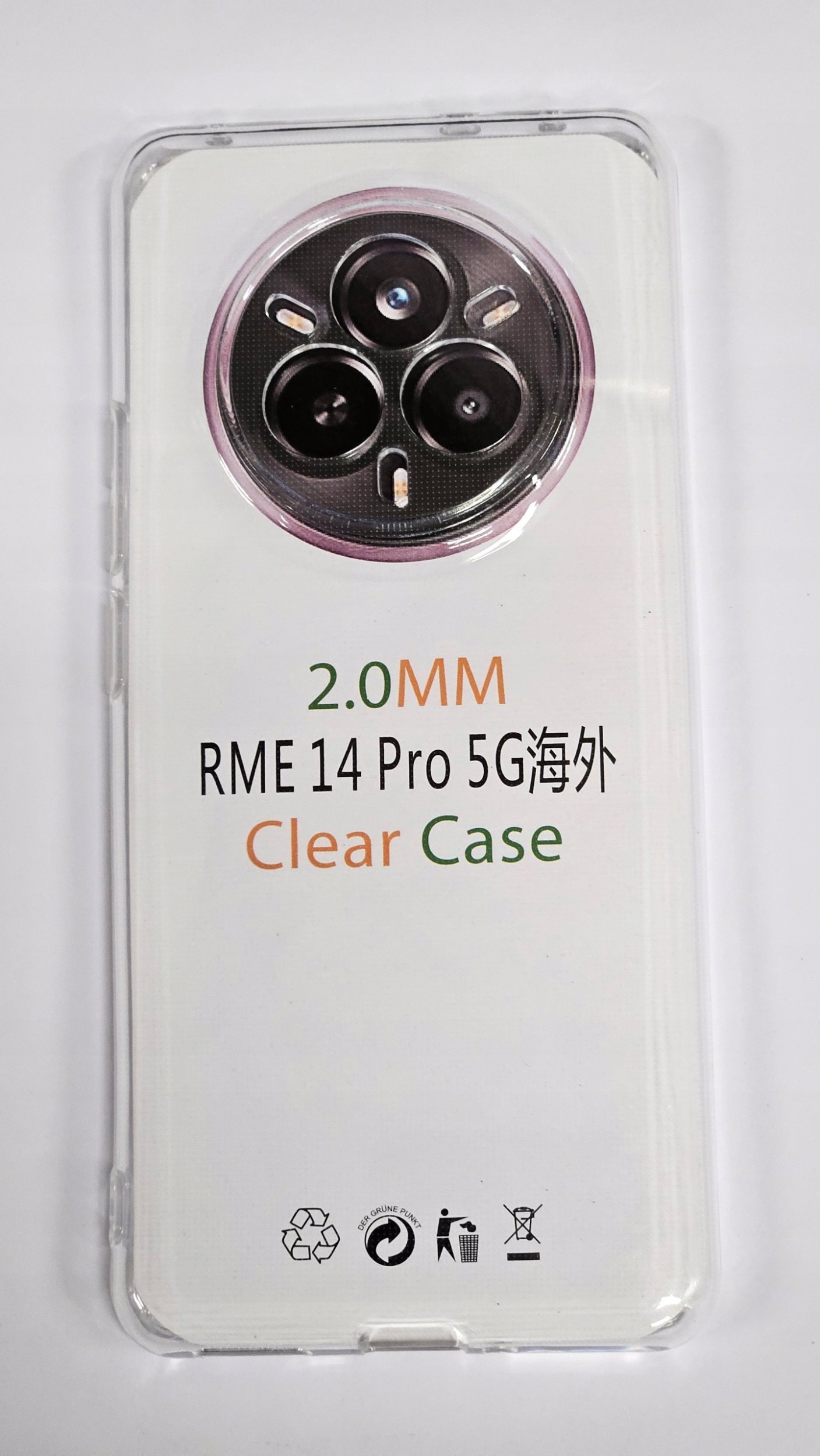 Futerał CLEAR CASE 2 mm do REALME 14 PRO (camera protection) transparentny