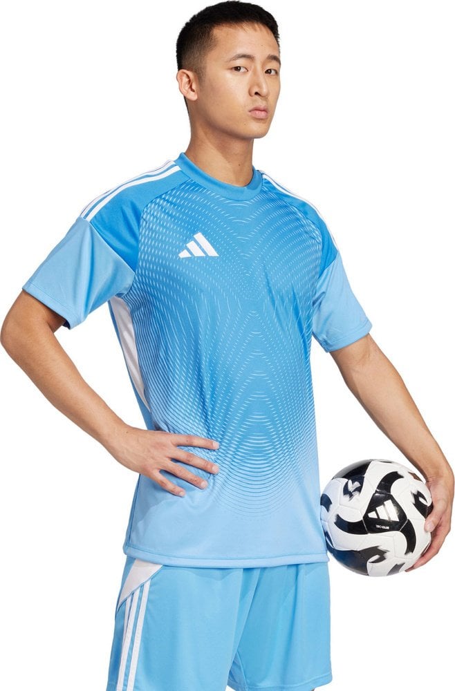 Adidas Koszulka bramkarska męska Tiro 25 Competition Jersey Short Sleeve niebieska JI9715 XL