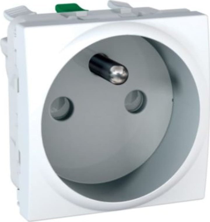 Schneider Electric Unica Gniazdo pojedyncze z/u 2P+Z bez ramki białe MGU3.059.18