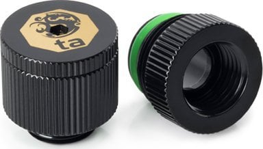 BitsPower Bitspower Touchaqua Wasserauslass G1/4 Zoll AG - 2er-Pack, schwa