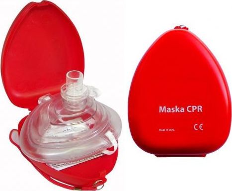 Polska Firma Maska do sztucznego oddychania CPR - POCKET MASK