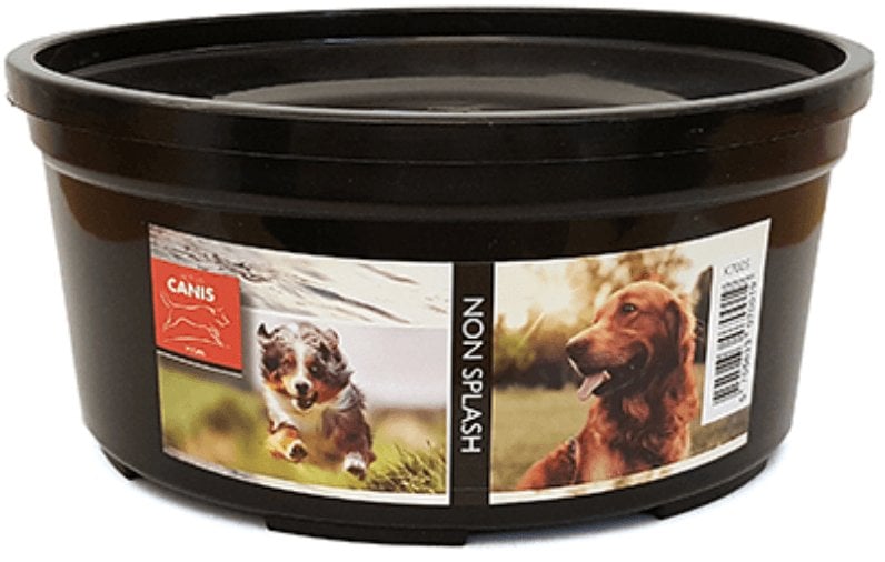 Active Canis Non spild skål 14 dl. Sort