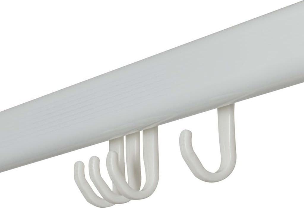 Sealskin Sealskin Zestaw drążków do zasłony prysznicowej Easy-Roll, biały