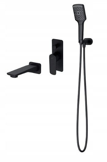 Cersanit SET B734 Zestaw wannowy podtynkowy LARGA czarny (S952-044)