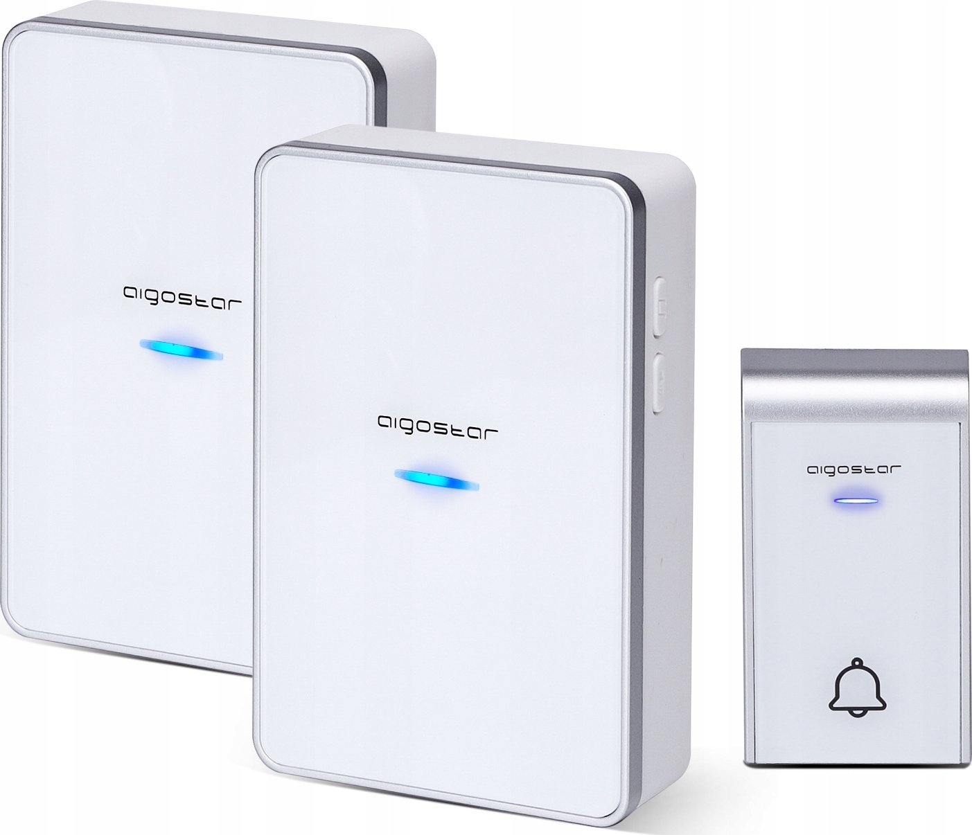 Aigostar Dzwonek Do Drzwi Bezprzewodowy 2 Odbiorniki 150M