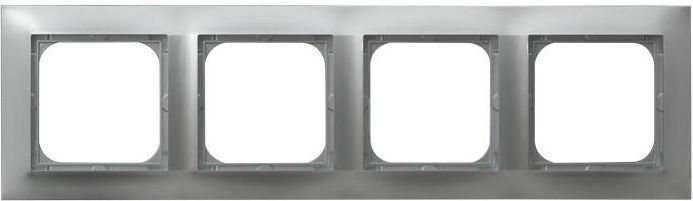 Ospel Ramka poczwórna Impresja srebrny (R-4Y/18)