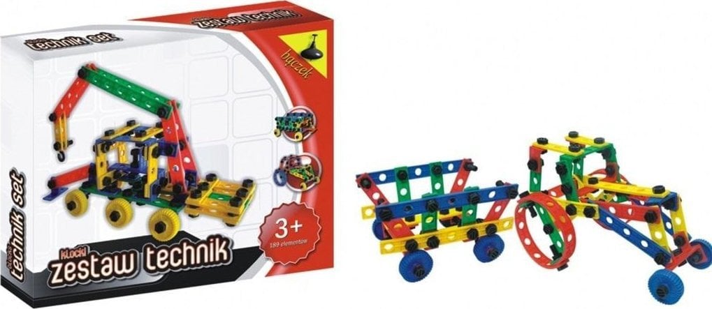 Baczek Klocki zestaw technik 183el