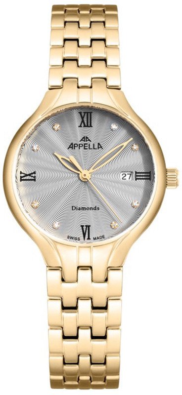 Zegarek damski Appella L50000.1187DQ złoty