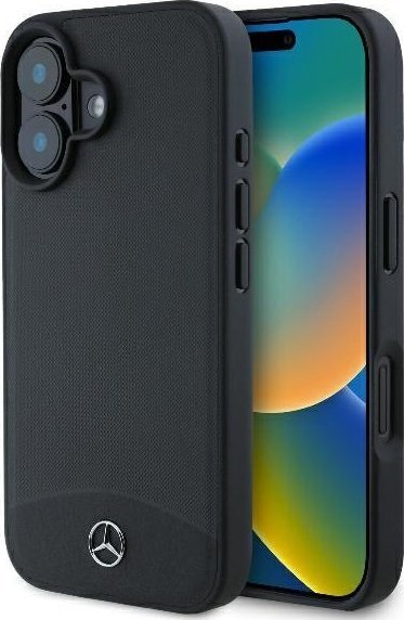 Karl Lagerfeld Mercedes MEHCP16MARMBK iPhone 16 Plus 6.7" czarny/black hardcase Leather Urban