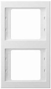 Hager Ramka podwójna BERKER biała - 13237009