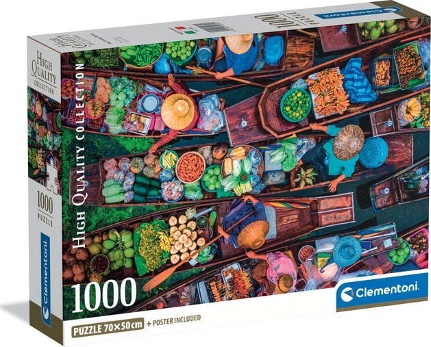 Clementoni Puzzle Compact Thai Floating Market 1000 elementów (39932)