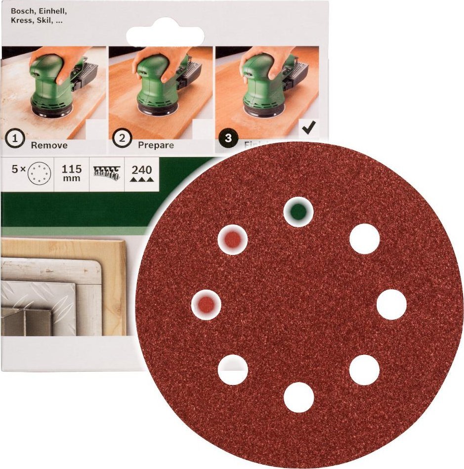 Bosch Bosch SLIBEBLAD EX Ø115MM K320 HUL 5STK GL