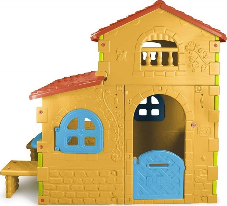 Feber Domek dla dzieci Super Villa ze stolikiem i ławeczkami