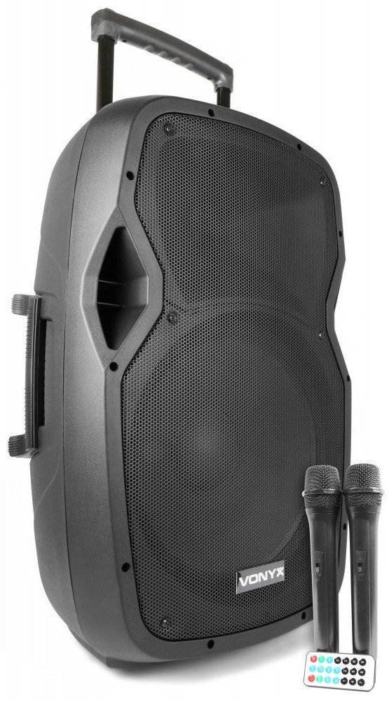 Kolumna mobilna z mikrofonami 800W Vonyx AP1500PA one size