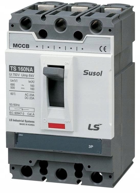 Rozłącznik kompaktowy serii TS 3P serii DSU 160A 50 kA TS160N DSU 160A 3P