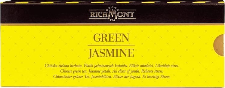 Richmont Herbata Richmont Green Jasmine 12x4g - naturalna tradycyjna herbata jaśminowa
