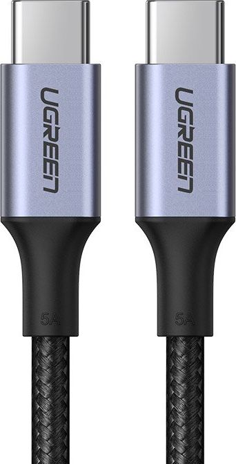 Kabel USB Ugreen USB-C - USB-C 1 m Szary (56611)