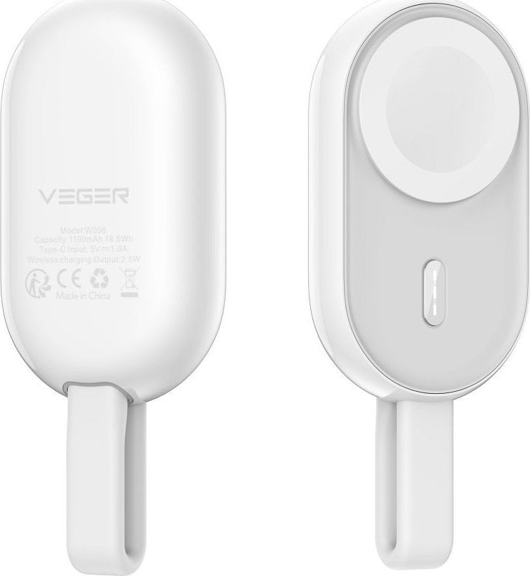 Powerbank Veger Apple Watch Pomme 1200mAh Biały
