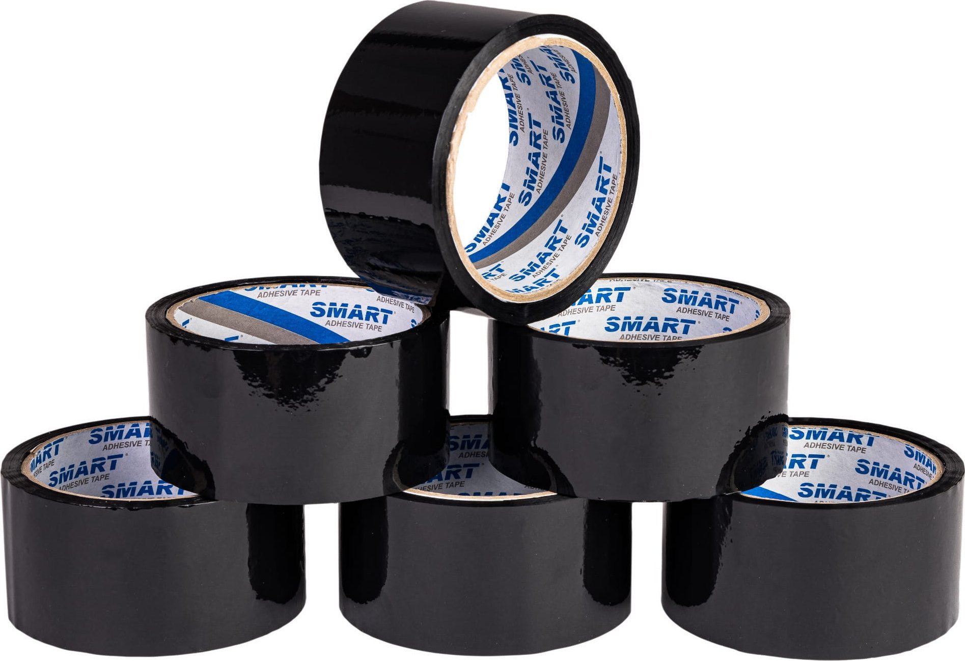Smart Taśma Pakowa SMART CZARNA Akryl 48/50y - 6 szt.