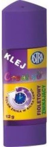 Astra Klej Creativo znikający fioletowy 12g 12szt