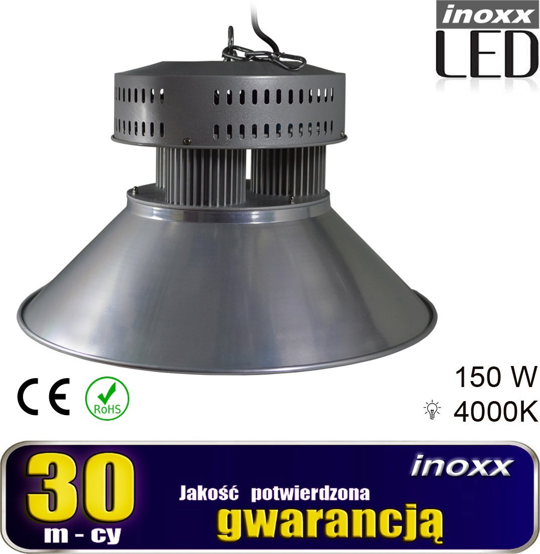 Nvox Lampa przemysłowa led 150w high bay cob 4000k neutralna 13 500lm