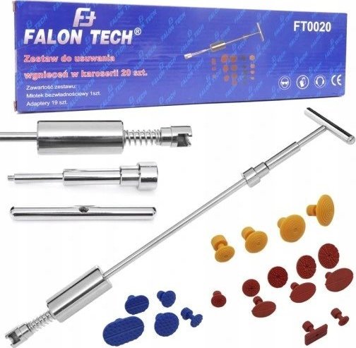 Falon-Tech ZESTAW DO USUWANIA WGNIECEŃ W KAROSERII MŁOTEK PDR