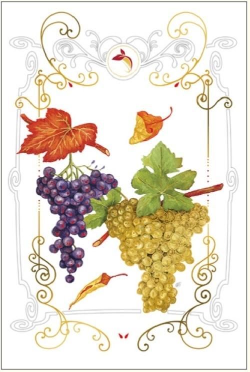 DaVinci Karnet 12x18 + koperta Winogrona