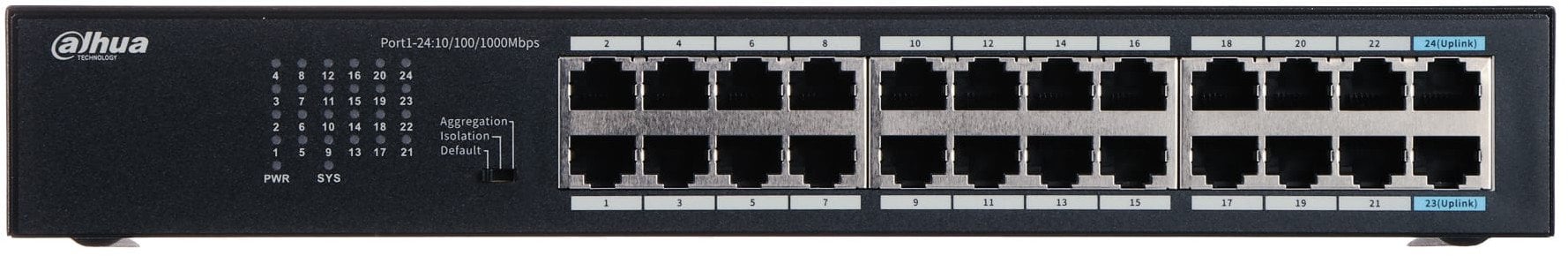 SWITCH PRZEMYSŁOWY S3024-24GT 24-PORTOWY DAHUA