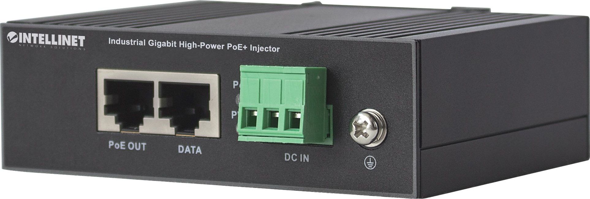 Intellinet Network Solutions Przemysłowy zasilacz PoE+ 30W, 1x RJ45 Gigabit (561365)