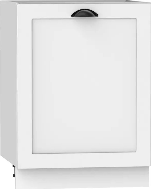 Elior Szafka kuchenna dolna z półkami biała- Pergio 11X 60 cm